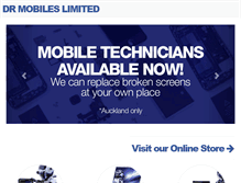 Tablet Screenshot of drmobiles.co.nz